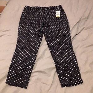 BNWT navy/black patterned 'dress  pant'